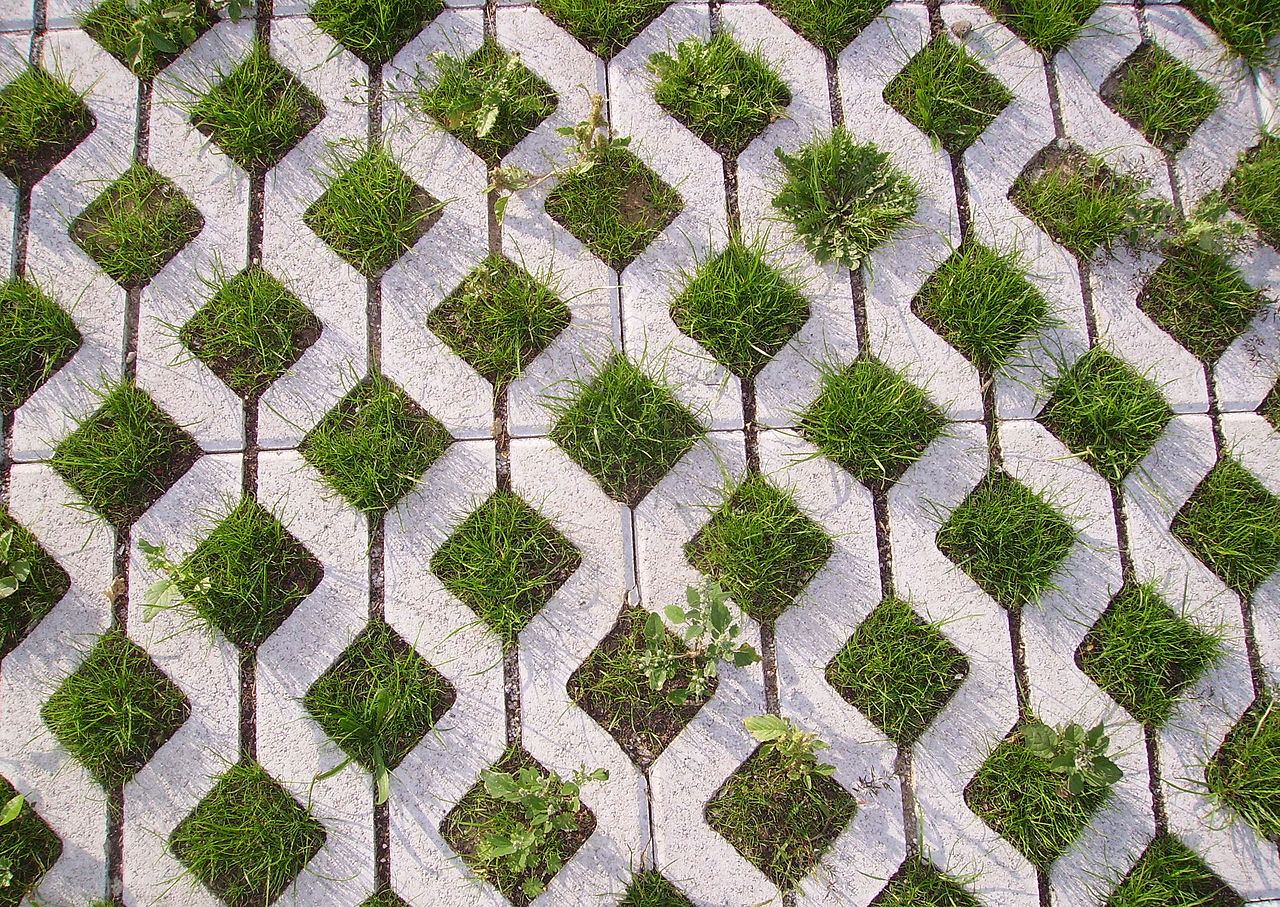 Grass pavement