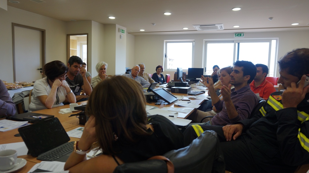 Learning and Action Alliance in Rethymno, Greece. Local stakeholders of Rethymno city, participate in workshop for flood risk management. An example of flood monitoring through partnership.