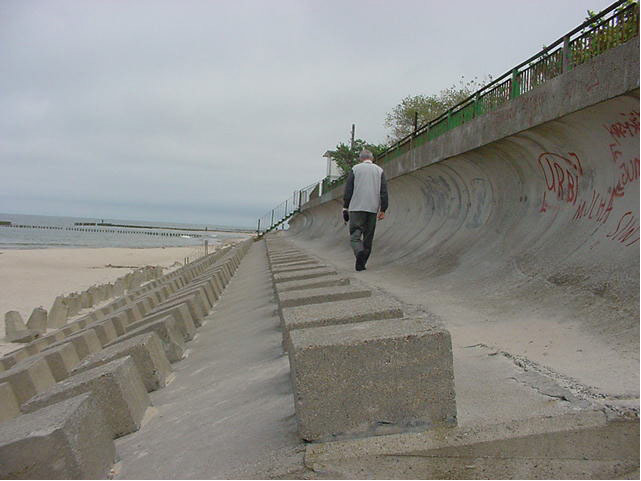 Poland sea wall