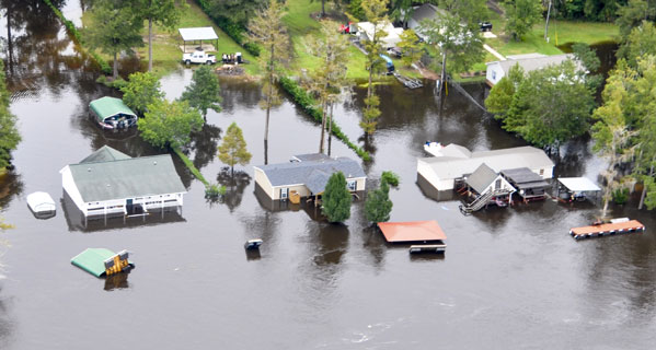 The IRS will provide tax relief for flood victims in several South Carolina counties, including Sumter County, above. © Demotix Live News/Demotix/Corbis